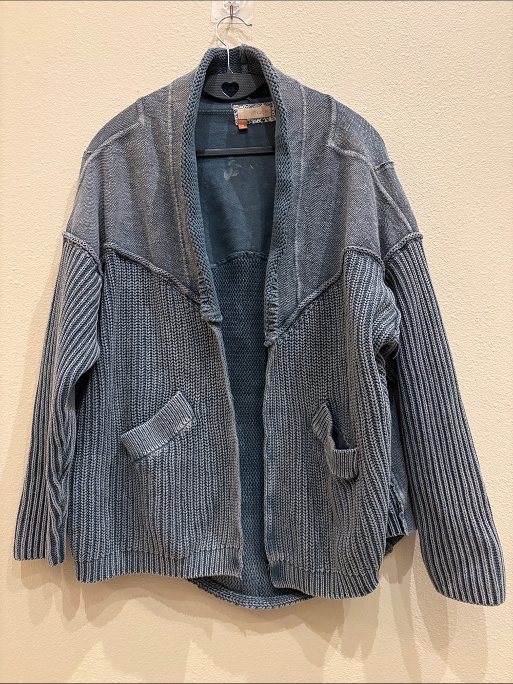 Anthropologie Pilcro Open-Front Knit Cardigan